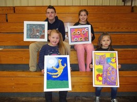 Glenwood Students' Artwork Displayed at the State Capitol