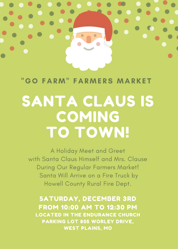 Santa Claus is coming to town!!!