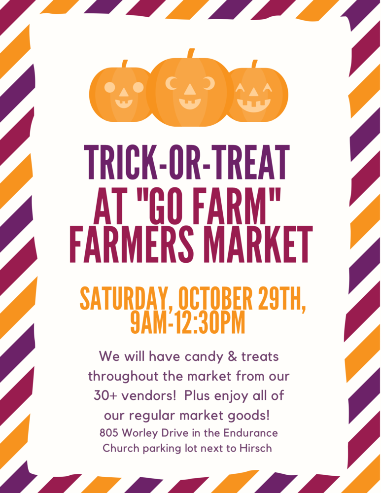 Trick-or-Treat at Farmers Market