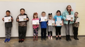 Glenwood School Awards February Bus Riders of the Month